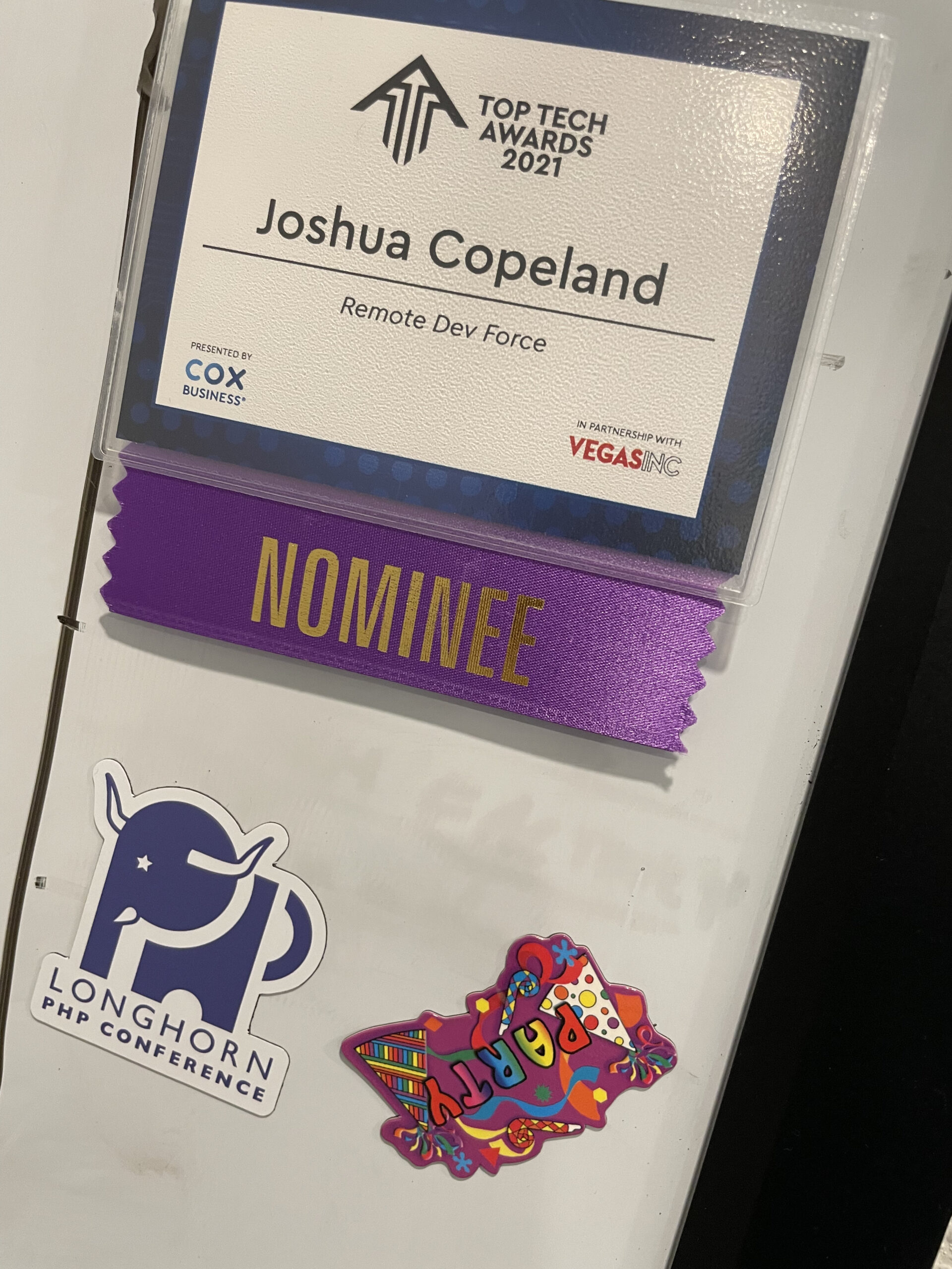 Joshua Copeland With Remote Dev Force as CTO Nominated for a Top Tech Award